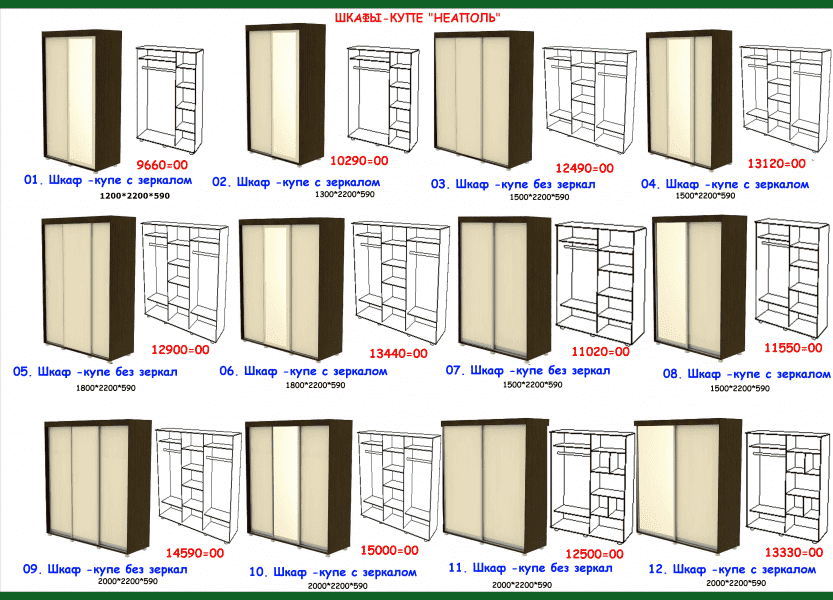 шкаф-купе неаполь в Симферополе