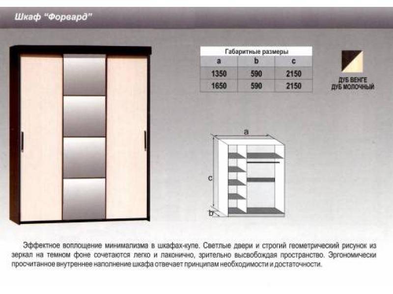 шкаф - купе форвард в Симферополе