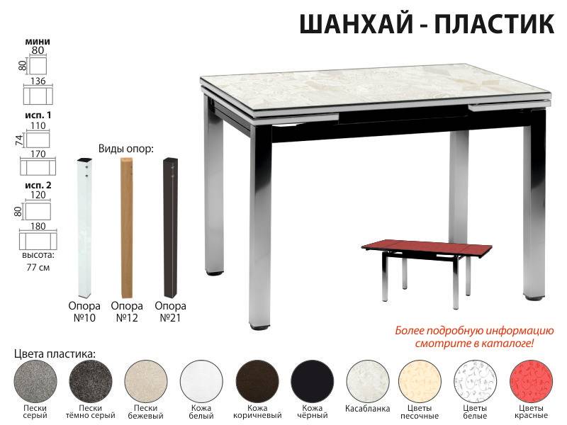 стол обеденный шанхай пластик в Симферополе