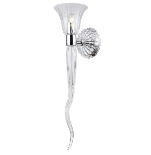 бра crystal lux linda ap1 chrome в Симферополе