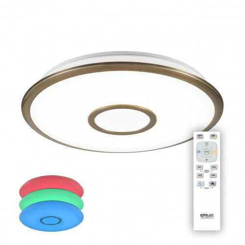 потолочный светодиодный светильник citilux старлайт cl70363rgb в Симферополе