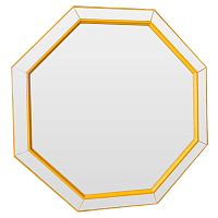 зеркало венецианское восьмиугольное желтое yellow octagon в Симферополе