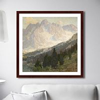 картина: high sierra, mountain scene, 1905г. в Симферополе