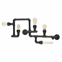 потолочная люстра ideal lux plumber pl5 nero в Симферополе