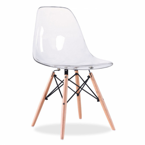 стул деревянный pc-015 прозрачный (eames style) в Симферополе