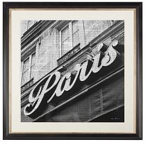 постер в черной раме 90х90 см newsprint paris в Симферополе