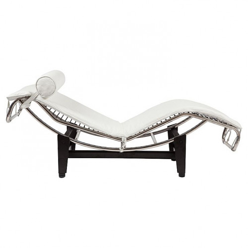 шезлонг chaise longue lc4 белый в Симферополе