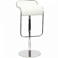 барный стул lem style piston stool белая кожа в Симферополе