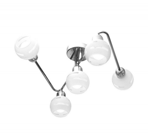 потолочная люстра idlamp agostina 361/5a-whitechrome в Симферополе