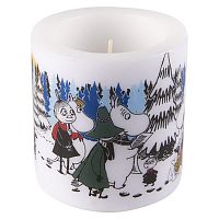 свеча большая moomin зимний лес, 8 см в Симферополе