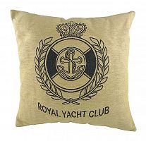 подушка с гербом королевского royal yacht club в Симферополе