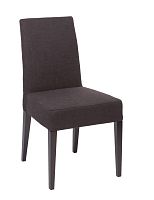 стул aylso dining chair кожа тёмно-коричневая в Симферополе