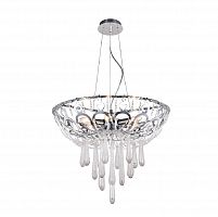 подвесная люстра crystal lux dorotea sp5 d450 chrome прозрачная в Симферополе