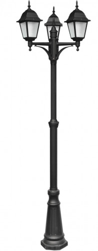 садово-парковый светильник arte lamp bremen a1017pa-3bk в Симферополе