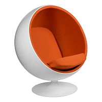 кресло eero aarnio style ball chair оранжевое в Симферополе