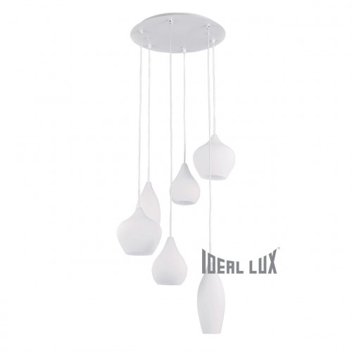 подвесная люстра ideal lux soft sp6 bianco в Симферополе