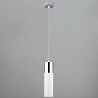 подвесной светильник eurosvet double topper 50135/1 led хром/белый в Симферополе