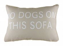 подушка с надписью no dogs on this sofa в Симферополе