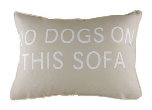 подушка с надписью no dogs on this sofa в Симферополе