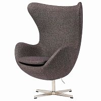 кресло egg chair серое в Симферополе