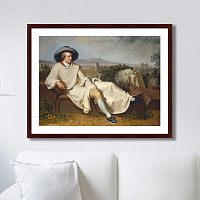 картина: goethe in the roman campagna, 1787г. в Симферополе