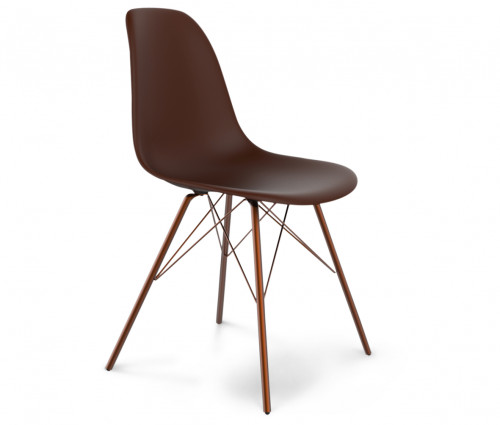 стул dsr коричневый s37 (eames style) в Симферополе