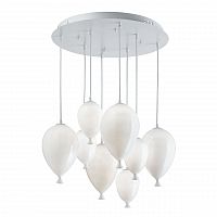 подвесная люстра ideal lux clown sp8 bianco в Симферополе