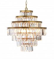 люстра alaine 50 латунь, прозрачное стекло в Симферополе