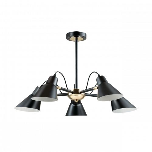 потолочная люстра lumion naomi 3709/5c черная в Симферополе