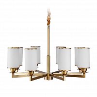 люстра brch9040-8 от delight collection белая/золото в Симферополе