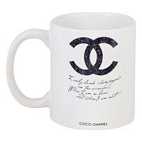 кружка с рисунком drink champagne. coco chanel в Симферополе