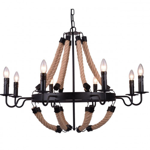 подвесная люстра arte lamp marsiglia a8956lm-8bk в Симферополе