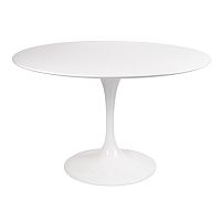 стол eero saarinen style tulip table mdf d110 глянцевый белый в Симферополе