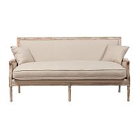 диван auguste salon bench with burlap прямой бежевый в Симферополе