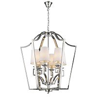 люстра presidential 6 от delight collection белая/никель в Симферополе