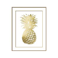 постер gold pineapple золотой в Симферополе