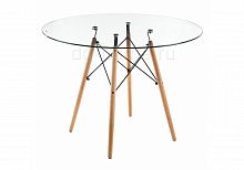 стол стеклянный nixon (eames style) натуральное дерево в Симферополе