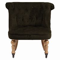 кресло amelie french country chair серо-коричневое в Симферополе