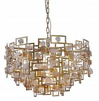 подвесная люстра crystal lux diego sp9 d600 gold в Симферополе