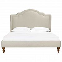 кровать двуспальная 160х200 бежевая cassis upholstered в Симферополе