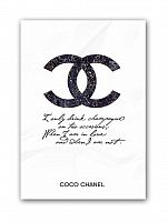 постер drink champagne. coco chanel а3 в Симферополе