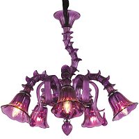 подвесная люстра arte lamp corno a8023lm-5cc фиолетовая в Симферополе