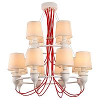 подвесная люстра arte lamp sergio a3325lm-8-4wh в Симферополе