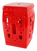 керамический столик-табурет oriental stool red в Симферополе