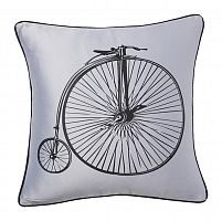 подушка с ретро-велосипедом retro bicycle grey в Симферополе