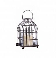 подсвечник-фонарь металлический клетка bird in cage ii, 22 см в Симферополе