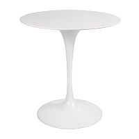 стол eero saarinen style tulip table top mdf d70 глянцевый белый в Симферополе