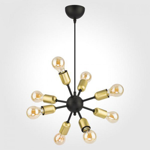 подвесная люстра tk lighting 1468 estrella black в Симферополе