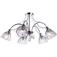 потолочная люстра arte lamp silenzio a9559pl-5cc хром в Симферополе