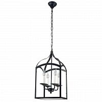 дизайнерская подвесная люстра spot light cage 9500404 черная в Симферополе